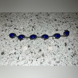 Gorgeous sterling silver and stone bracelet